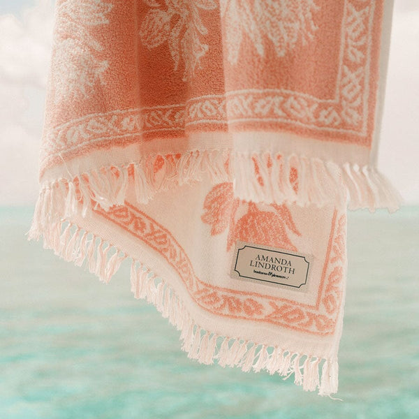 The Beach Towel x Amanda Lindroth - Jaipur Pink