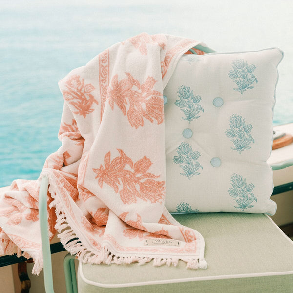 The Beach Towel x Amanda Lindroth - Jaipur Pink