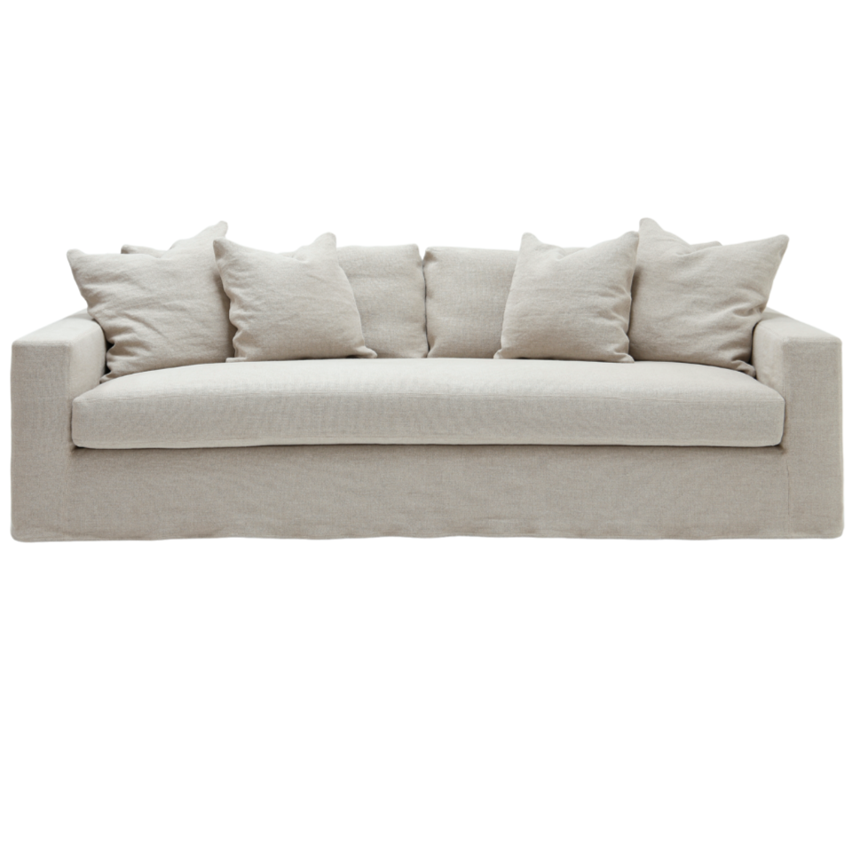 Gregoire 110" Sofa, Desert Linen Natural