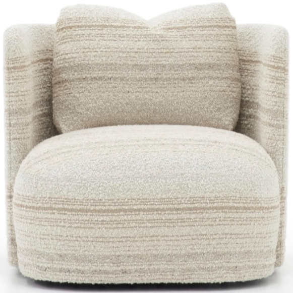 Hudson Swivel Club Chair, Adena Mineral