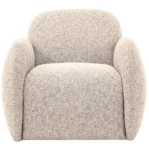 Blake Swivel Chair, Sherpa Natural