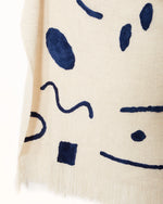 Abstract Throw, Indigo