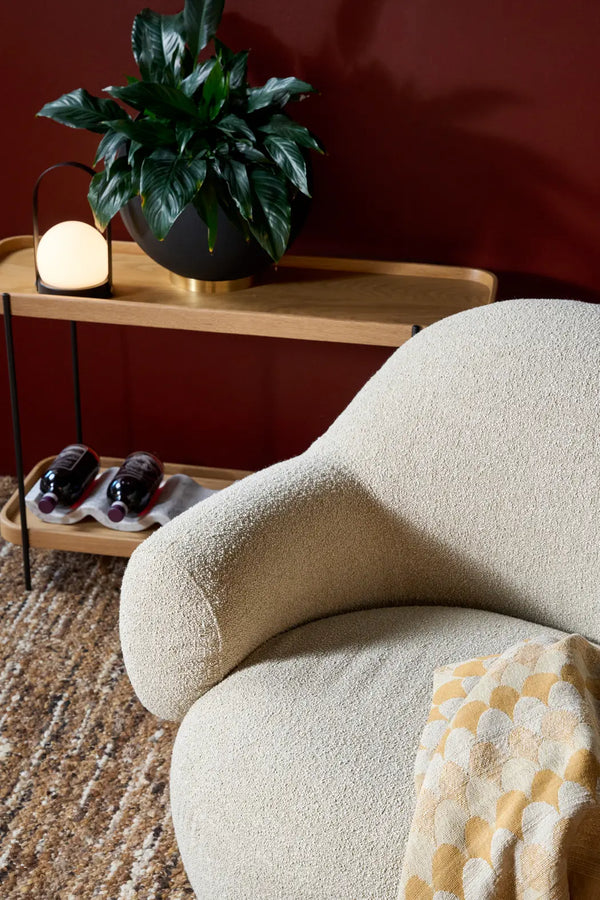 Toad Swivel Chair, Fleece Fawn