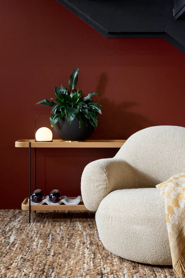 Toad Swivel Chair, Fleece Fawn