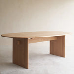 Kelly Dining Table, Light Oak, 78.74"W x 43.31"D