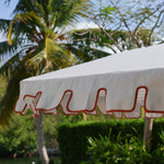 Ocean Master M1, Classic Centre Post, 9ft Octagon, Espresso/Scallop/Madrona, Classic Roman Valance