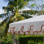 Ocean Master M1, Classic Centre Post, 9ft Octagon, Espresso/Scallop/Madrona, Classic Roman Valance
