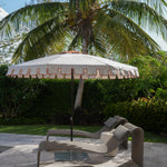 Ocean Master M1, Classic Centre Post, 9ft Octagon, Espresso/Scallop/Madrona, Classic Roman Valance