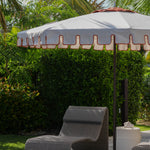Ocean Master M1, Classic Centre Post, 9ft Octagon, Espresso/Scallop/Madrona, Classic Roman Valance