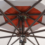 Ocean Master M1, Classic Centre Post, 9ft Octagon, Espresso/Scallop/Madrona, Classic Roman Valance