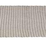 Two-Tone Rope Handwoven Indoor/Outdoor Rug, Platinum/Ivory