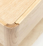 Tye Nightstand, Light Oak, 23.6"W × 17.7"D × 21.7"H
