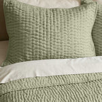 European Linen Cotton Stitch Quilt Collection - Willowleaf, 2 Sizes