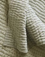 European Linen Cotton Stitch Quilt Collection - Willowleaf, 2 Sizes