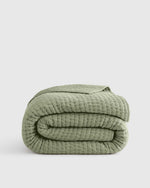 European Linen Cotton Stitch Quilt Collection - Willowleaf, 2 Sizes