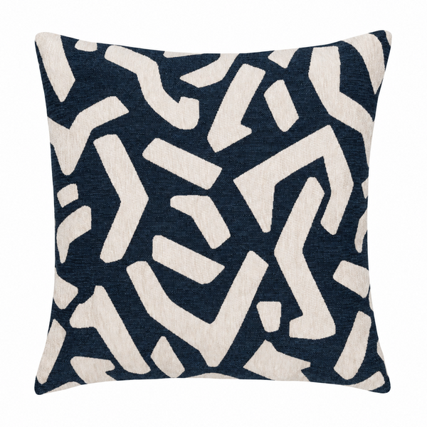 Fascination Pillow - Indigo, 20" x 20"