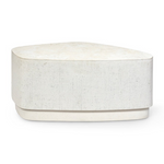 Holland Outdoor Coffee Table, White, 34"L X 16.75"W X 15.25"H