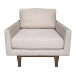 Ingrid 34" Chair, Shiitake/ Oatmeal