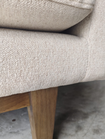 Ingrid 34" Chair, Shiitake/ Oatmeal