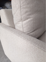 Ingrid 34" Chair, Shiitake/ Oatmeal
