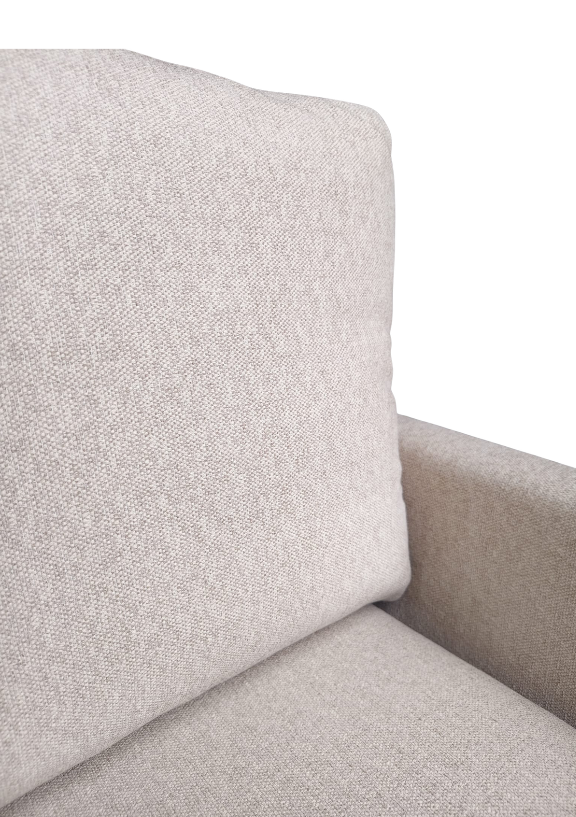 Ingrid 34" Chair, Shiitake/ Oatmeal