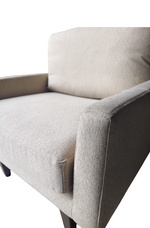 Ingrid 34" Chair, Shiitake/ Oatmeal