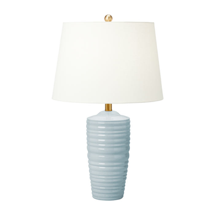 Waveland Table Lamp, Frosted Anglia¬†