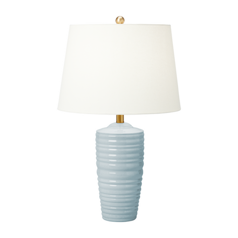 Waveland Table Lamp, Frosted Anglia 