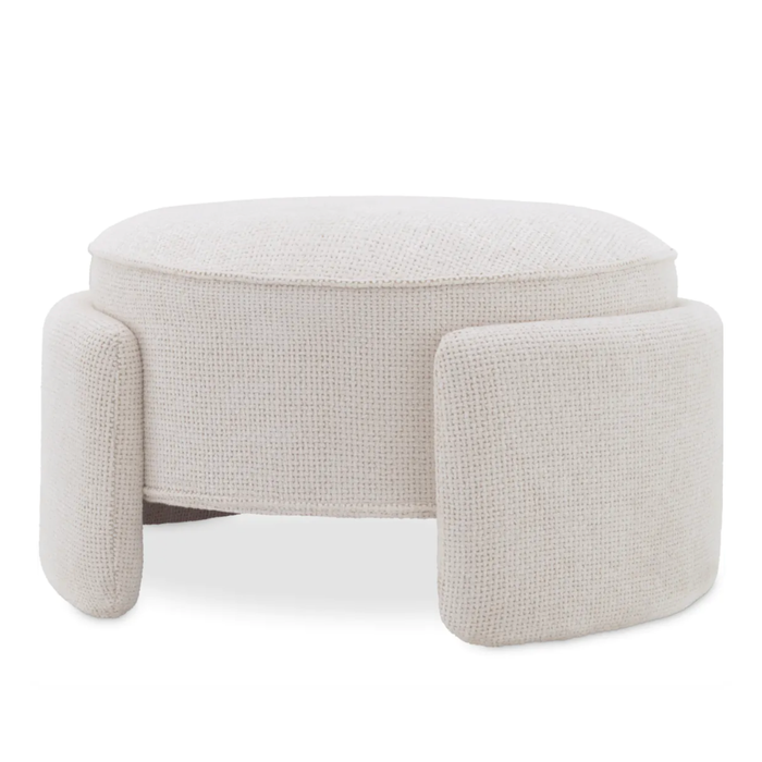 Ortega Stool - Lyssa Off-White, 28.74″ Dia