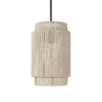 Everly Outdoor Pendant Small, 10"Dia, Natural