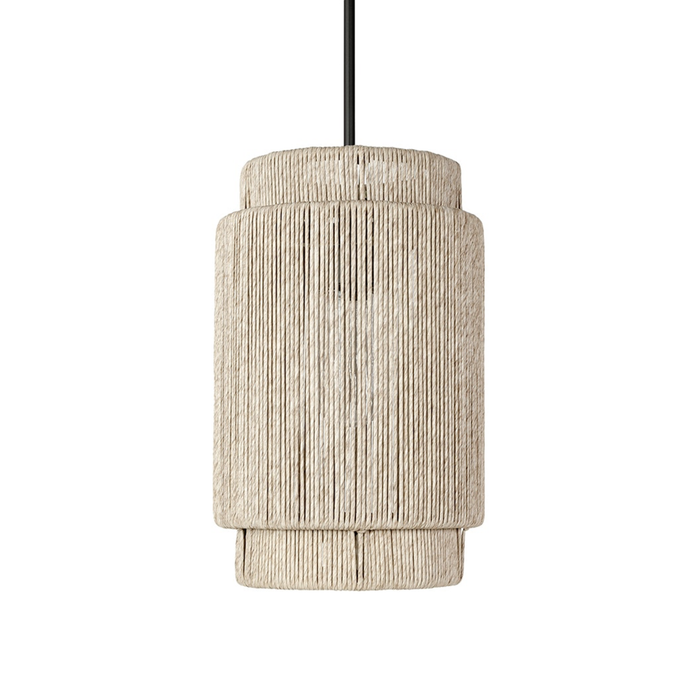 Everly Outdoor Pendant Small, 10"Dia, Natural