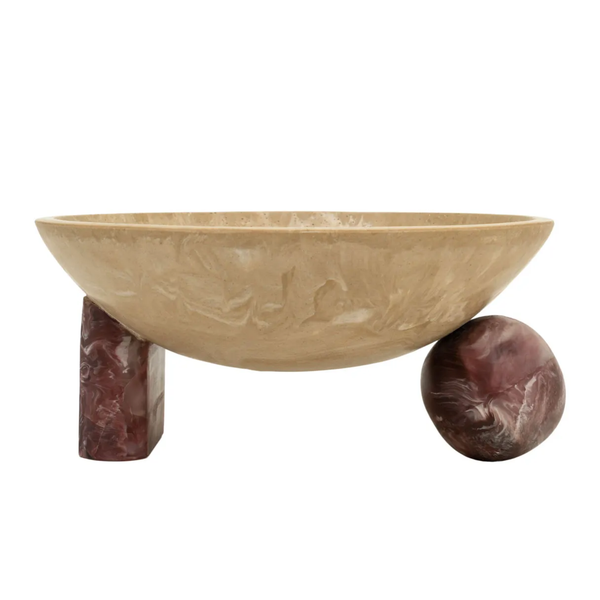 Dahlia Bowl, 13"W x 12.5"D