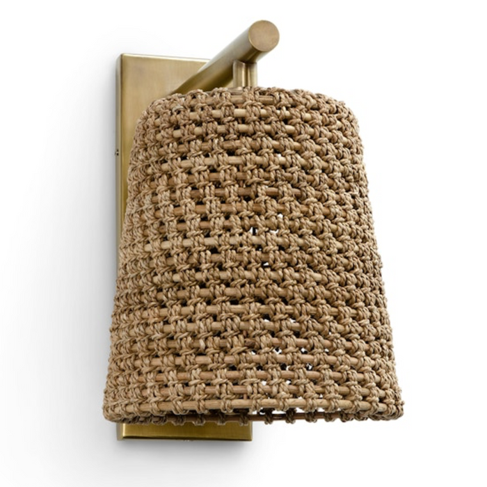 Green Oaks Sconce - Natural Antique Brass