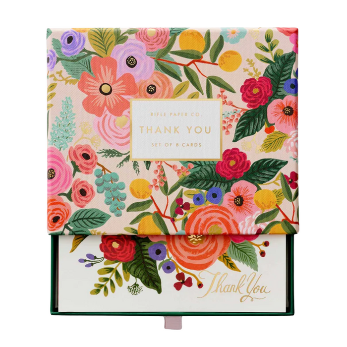 Garden Party Thank You Keepsake Card Box