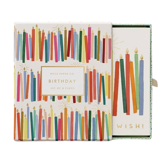 Birthday Candles Keepsake Card Box