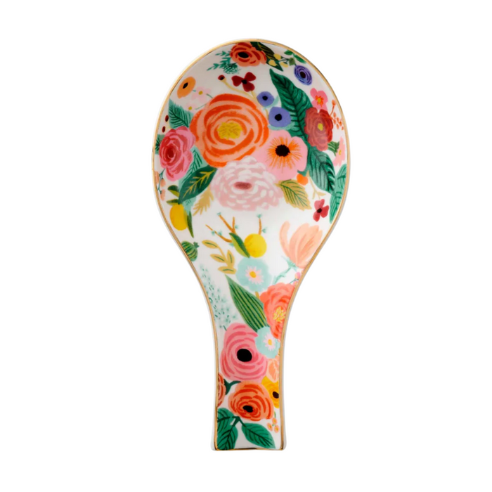 Garden Party Porcelain Spoon Rest