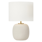 Fanny Wide Table Lamp, Matte Concrete, 22.6"