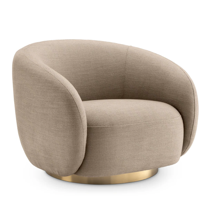 Brice Swivel Chair - Avalon Sand, 37.80"W