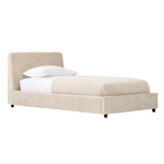 Calma Upholstered Twin Bed, Sand