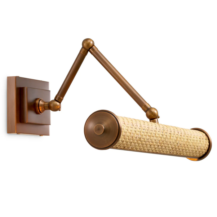 Lucca Wall Lamp, Antique Brass