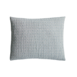 Devon Oversized Throw & Sham Collection, Teal/Linen Reversible