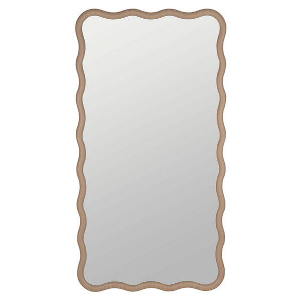 Candace Natural Floor Mirror, 68" x 36"