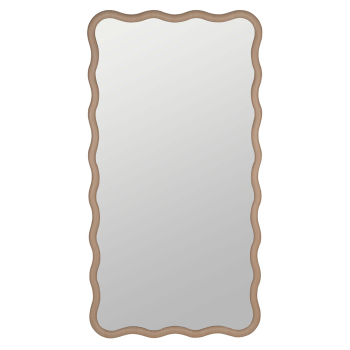 Candace Natural Floor Mirror, 68" x 36"