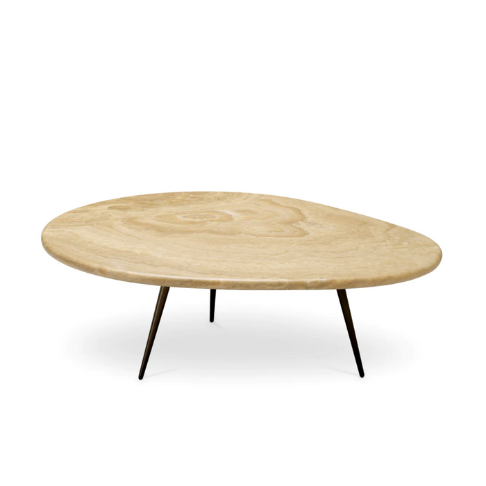 Portofino Small Coffee Table, Onyx, 32.68″ x 27.36″