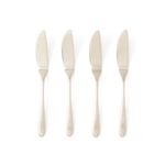 Alba, Silver Cheese Spreaders, Set of 4