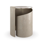 Nautilus End Table, 20" Dia x 23" H