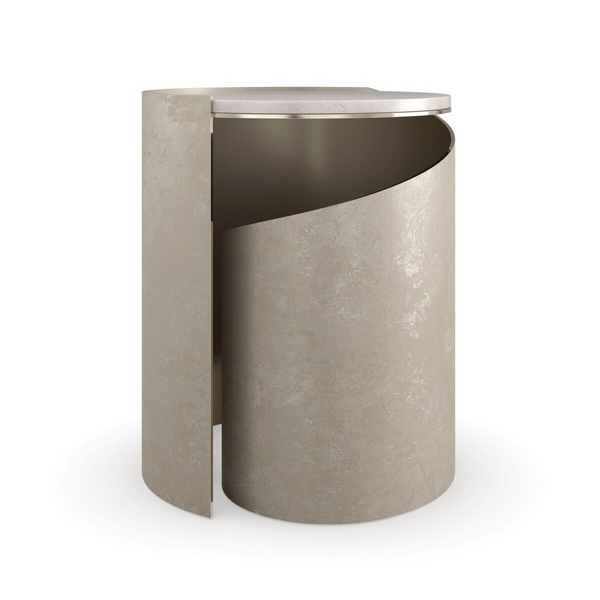 Nautilus End Table, 20" Dia x 23" H