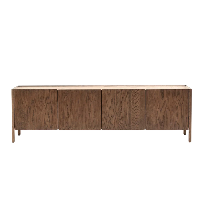 Nell Credenza, Latte, 71"W x 17.7"D x 23.6"H
