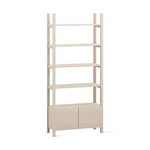 Dune 82" Bookcase, Dove