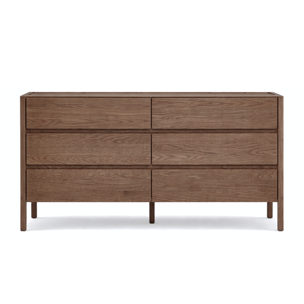 Nell Dresser, 6 Drawers, Latte, 63"W